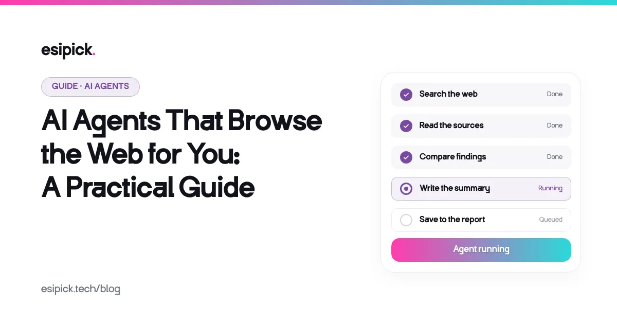 Cover image for the post: AI Agents That Browse the Web for You: A Practical Guide