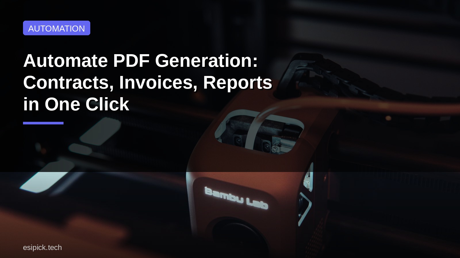 Automate PDF Generation: Contracts, Invoices, Reports in One Click