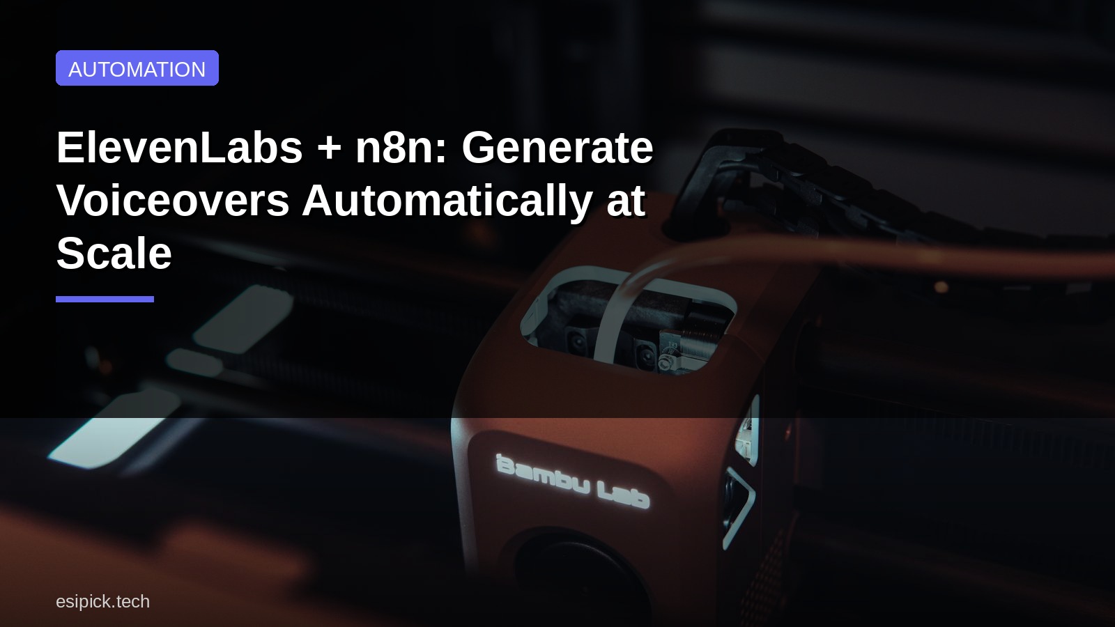 ElevenLabs + n8n: Generate Voiceovers Automatically at Scale