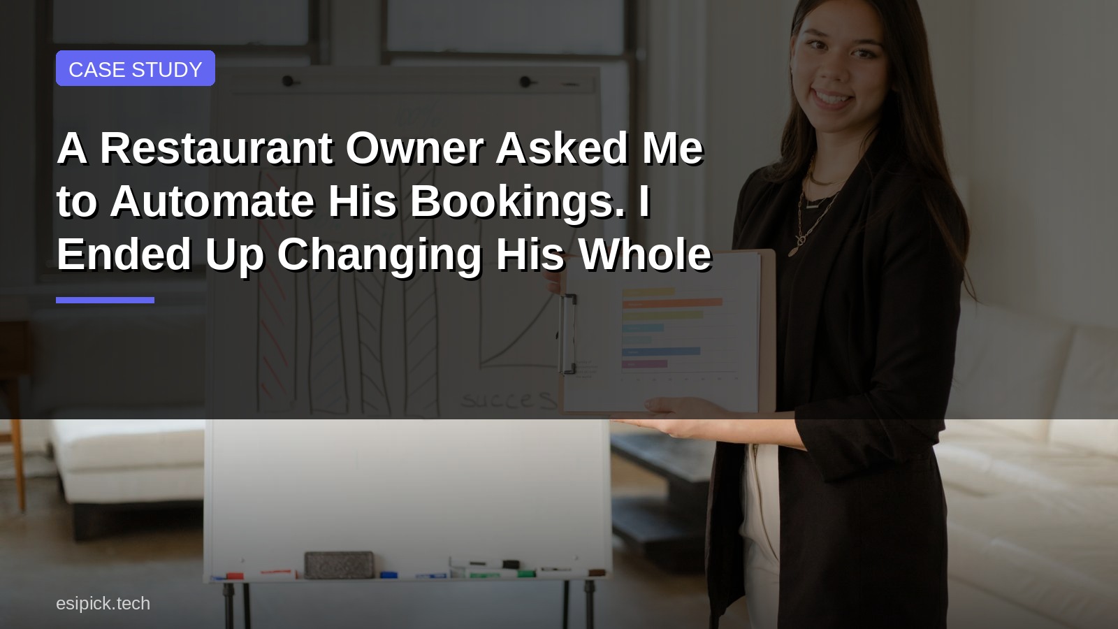 A Restaurant Owner Asked Me to Automate His Bookings. I Ended Up Changing His Whole Week.