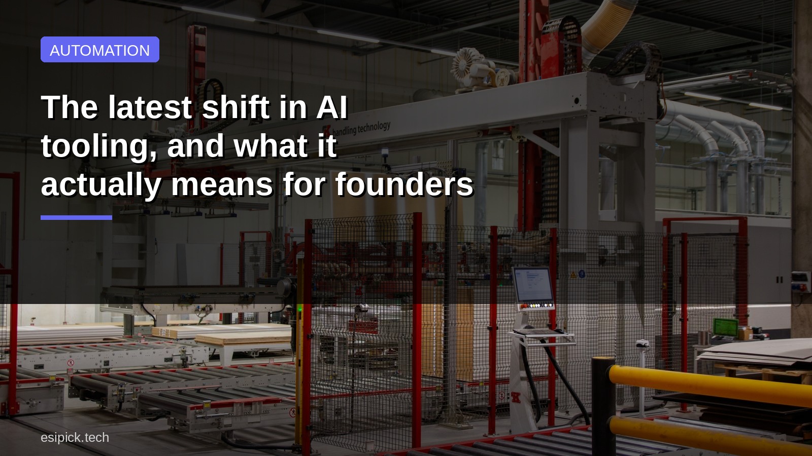 The latest shift in AI tooling, and what it actually means for founders