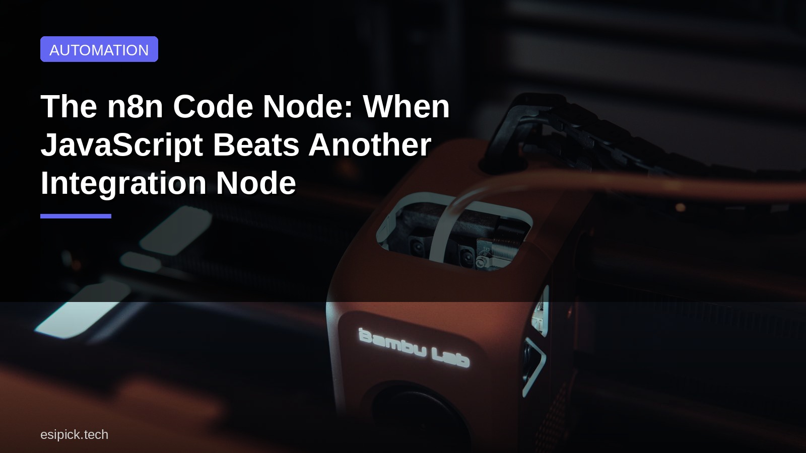 The n8n Code Node: When JavaScript Beats Another Integration Node