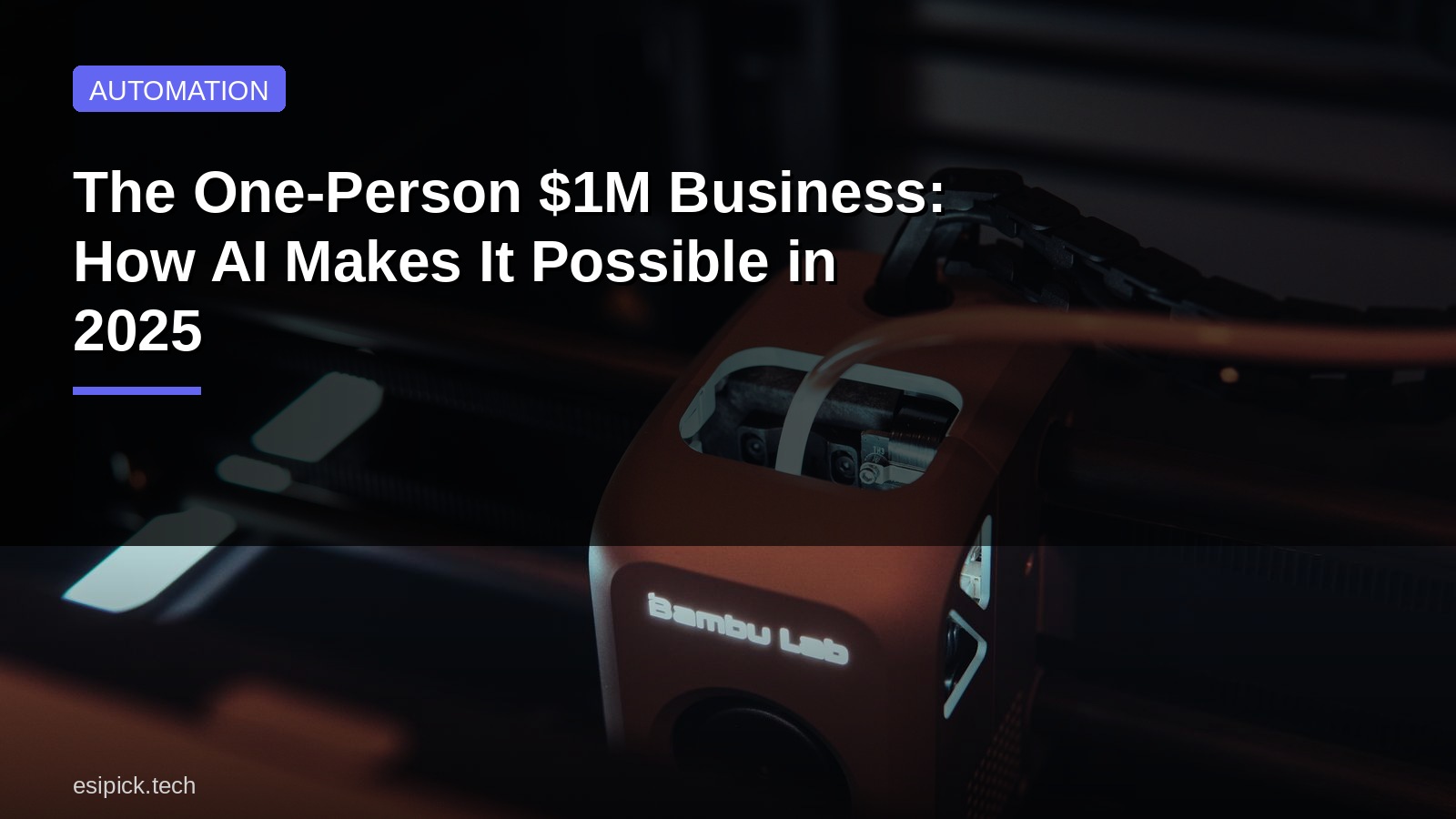 The One-Person $1M Business: How AI Makes It Possible in 2025