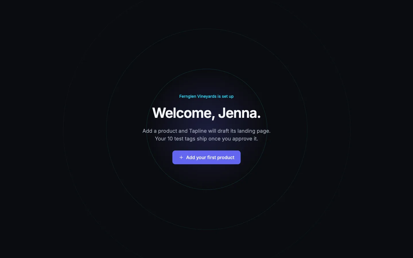 Welcome checklist